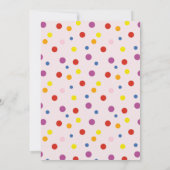 Kawaii Frog, Hoppy Birthday Party Einladung (Rückseite)