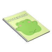 Kawaii Frog Notebook Notizblock (Rechte Seite)