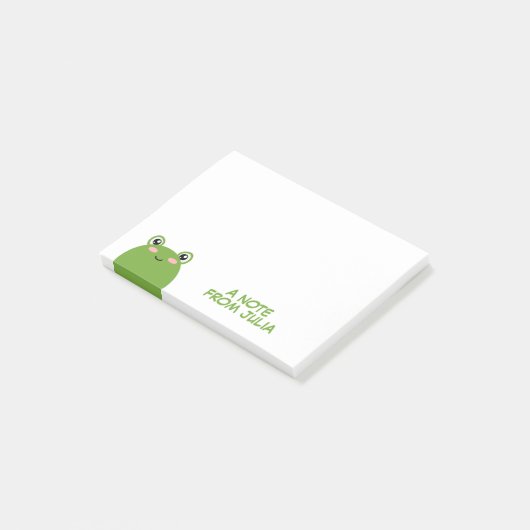 Kawaii Frog Post-it Klebezettel (angewinkelt)