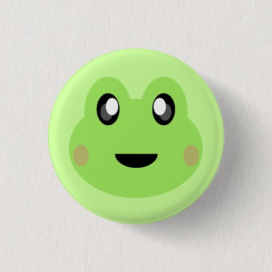KAWAII FROG SUPER NIEDLICH SWEETY BUTTON (Vorderseite)