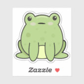 Kawaii Frog, Toad Aufkleber (Blatt)