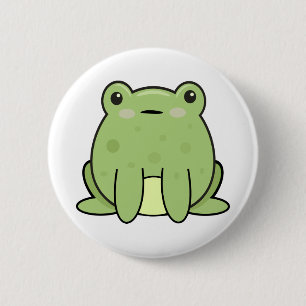 Kawaii Frog, Toad  Button