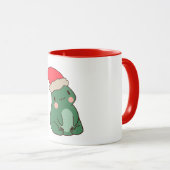 Kawaii Frog Weihnachtsgeschenk Idee Tasse (VorderseiteRechts)