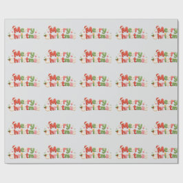 Kawaii Frohe Weihnachten Geschenkpapier