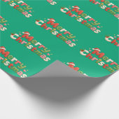 Kawaii Frohe Weihnachten Geschenkpapier (Ecke)