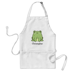 Kawaii-Frosch, personalisierte Kröte Schürze