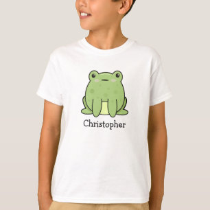Kawaii Frosch, personalisierte Kröte T-Shirt