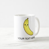 Kawaii Frucht-Bananen-Tasse Kaffeetasse (VorderseiteRechts)