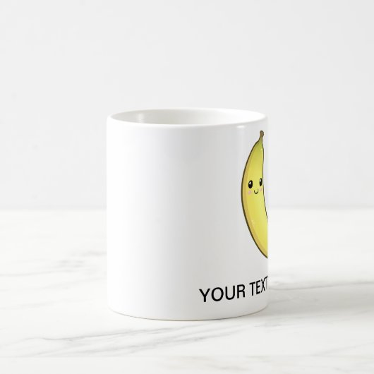 Kawaii Frucht-Bananen-Tasse Kaffeetasse (Mittel)