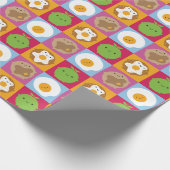 Kawaii Frühstück Geschenkpapier (Ecke)