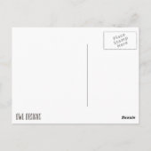 Kawaii Frühstück Postkarte (Rückseite)