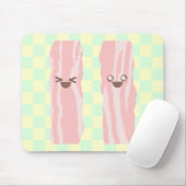 Kawaii Frühstücksspeck Mousepad (Mit Mouse)