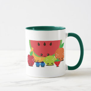 Kawaii Fruit Group Tasse