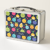 Kawaii Fruit Print Metall Brotdose (Vorderseite)