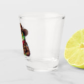 Kawaii Funny Cowboy Western Frog Lovers Schnapsglas (Rechts)