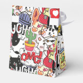 kawaii funny pet design - cute animal lover geschenkschachtel (Rückseite)