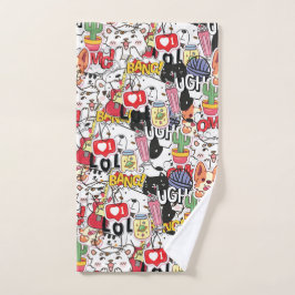 kawaii funny pet design - cute animal lover  handtuch