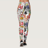 kawaii funny pet design - cute animal lover leggings (Rückseite)