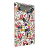 kawaii funny pet design - cute animal lover mini klemmbrett (Schrägansicht)