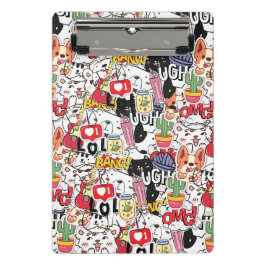 kawaii funny pet design - cute animal lover  mini klemmbrett