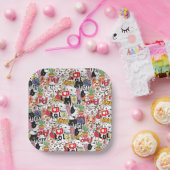 kawaii funny pet design - cute animal lover  pappteller (Party)