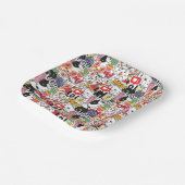 kawaii funny pet design - cute animal lover  pappteller (Gewinkelt)