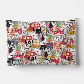 kawaii funny pet design - cute animal lover  zubehörtasche (Rückseite)