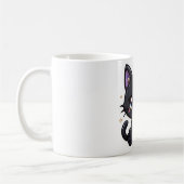 Kawaii Galaxy Black Cat Tasse Niedlich Celestial K (Links)