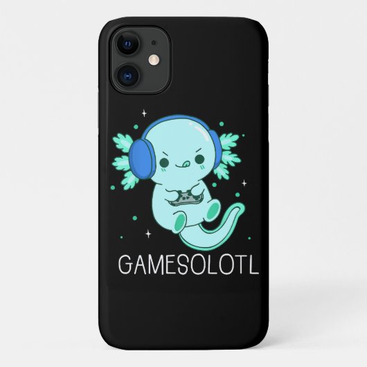 Kawaii Gamesolotl Axolotl Gamer Case-Mate iPhone Hülle (Rückseite)