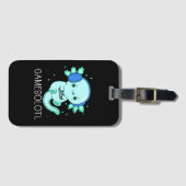 Kawaii Gamesolotl Axolotl Gamer Gepäckanhänger (Vorderseite (Horizontal))