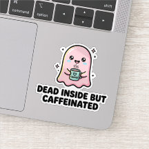 Kawaii-Geist Lustiger Tot Von Innen Aber Koffeinie