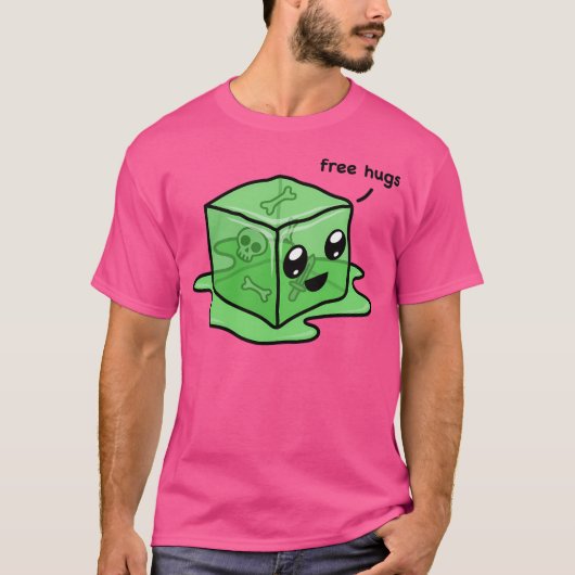 Kawaii Gelatinous Cube T-Shirt (Vorderseite)