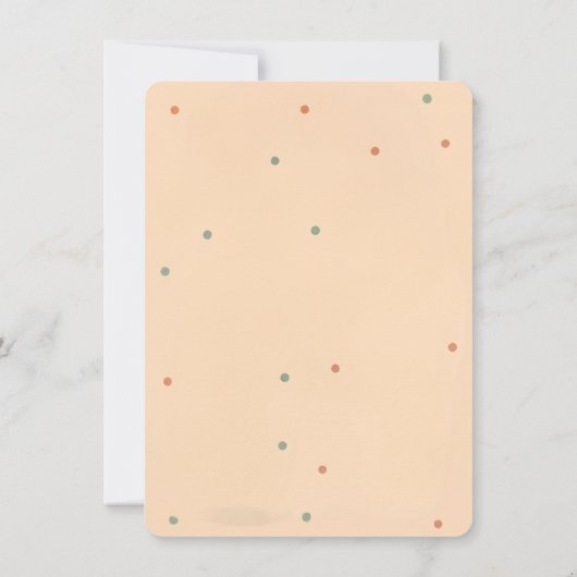 Kawaii Gender Neutral Pastel Boba Tea Baby Dusche Einladung (Rückseite)