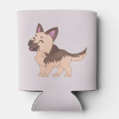 Kawaii German Shepherd Dog Dosenkühler (Rückseite)