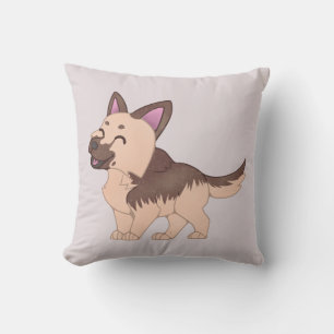 Kawaii German Shepherd Dog Kissen