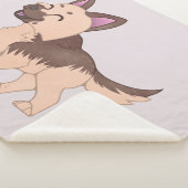 Kawaii German Shepherd Dog Sherpadecke (3/4)