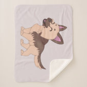 Kawaii German Shepherd Dog Sherpadecke (Vorderseite)