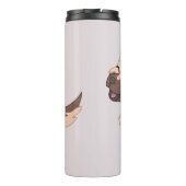 Kawaii German Shepherd Dog Thermosbecher (Rückseite)