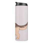 Kawaii German Shepherd Dog Thermosbecher (Nach rechts gedreht)