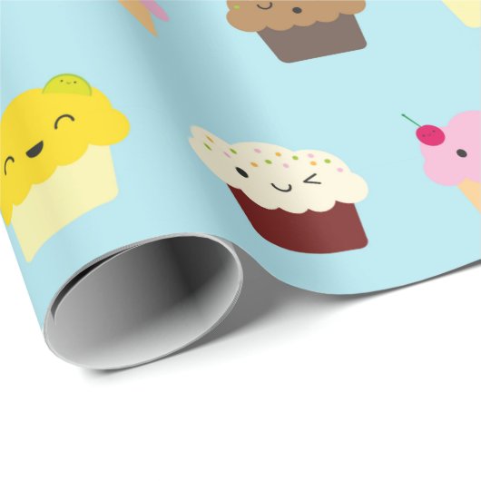 Kawaii Geschenkpapier (Rolleneckpunkt)