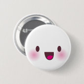 Kawaii-Gesicht Button (Vorne & Hinten)