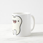 Kawaii Gesunder Zahn Kaffeetasse (VorderseiteRechts)