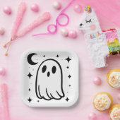 Kawaii Ghost am Abend Halloween-Party Pappteller (Party)