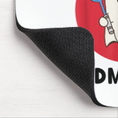 Kawaii Ghost Badminton Lover I gerade wirklich Lie Mousepad (Ecke)