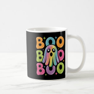 Kawaii Ghost Boo mit Glitzern Halloween farbenfroh Kaffeetasse