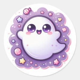 Kawaii Ghost Craft Sticker Pastel Halloween Süsse