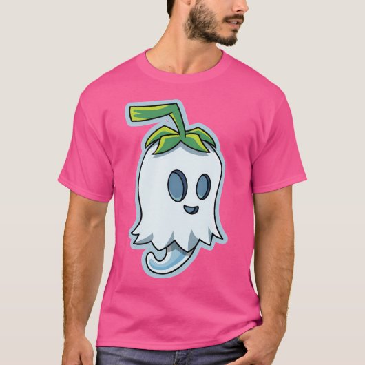 Kawaii Ghost Gemüse T-Shirt (Vorderseite)