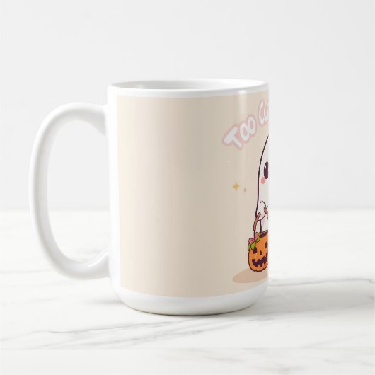 Kawaii Ghost Halloween-Geschenk Kaffeetasse (Links)