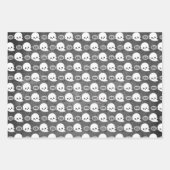 Kawaii Ghost Halloween Geschenkpapier Set (Vorderseite 3)