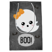 Kawaii Ghost Halloween Mittlere Geschenktüte (Vorderseite)